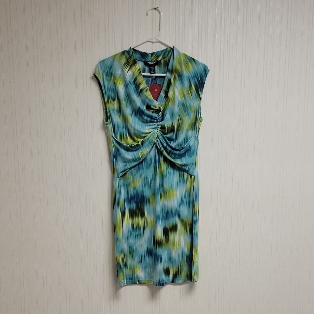 Kenneth Cole New York Casual Color Splash Dress women's Sz Petite Med NWT